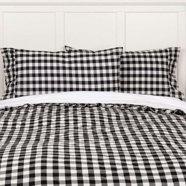 Annie Buffalo Black Check Standard Pillow Case Set of 2 21x30 VHC Brands - The Fox Decor